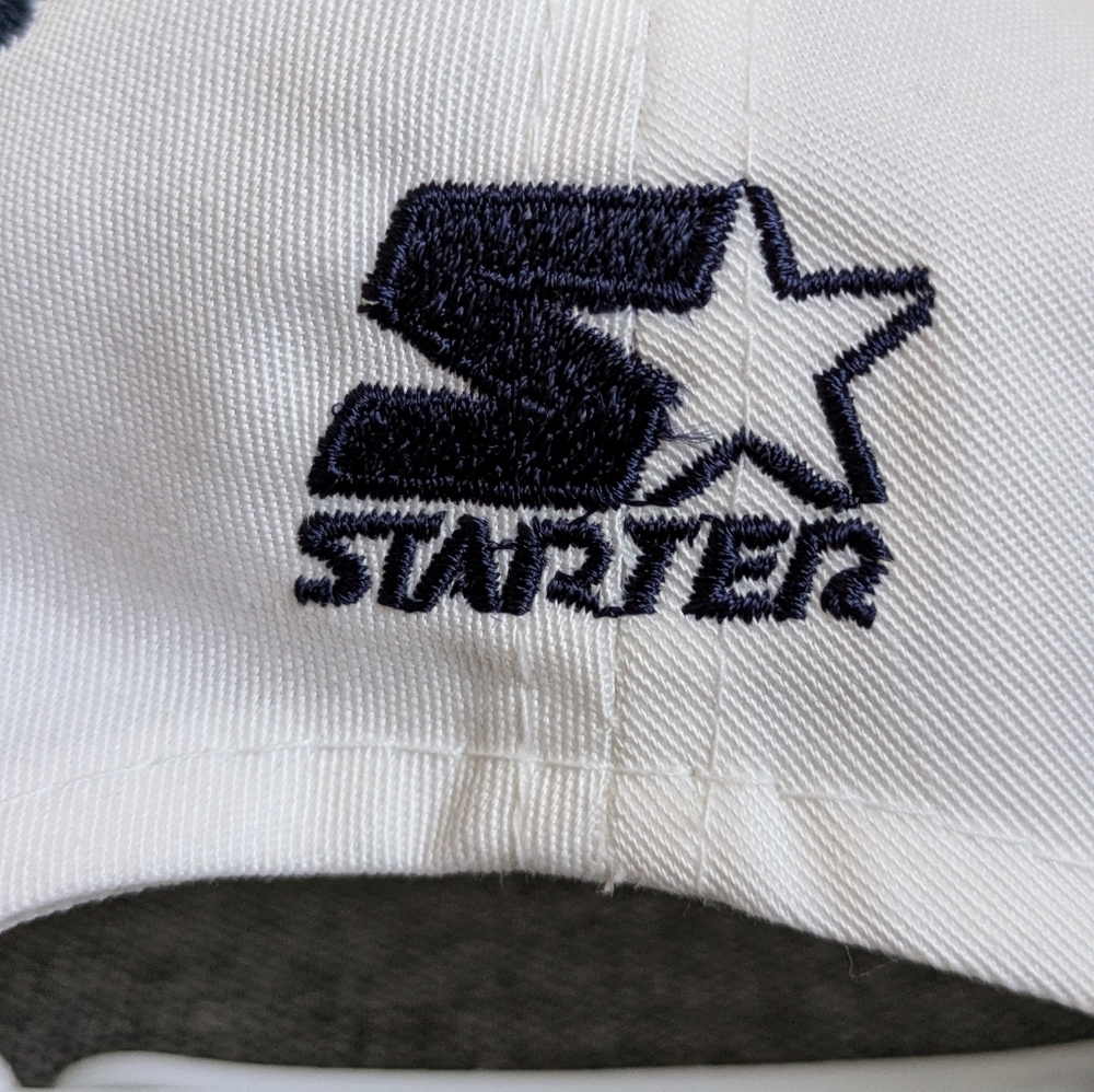 Vintage Starter 1996 Atlanta Olympics Embroidered White Blue Snapback Hat Cap - Picture 5 of 15